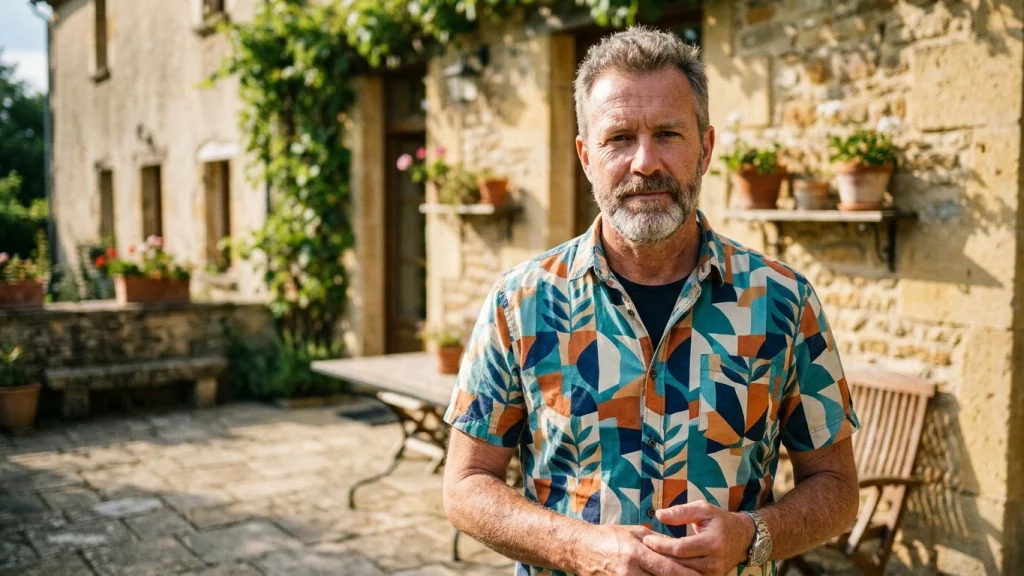 Fred, de veelbesproken kandidaat uit B&B Vol Liefde, in gesprek tijdens het televisieprogramma.