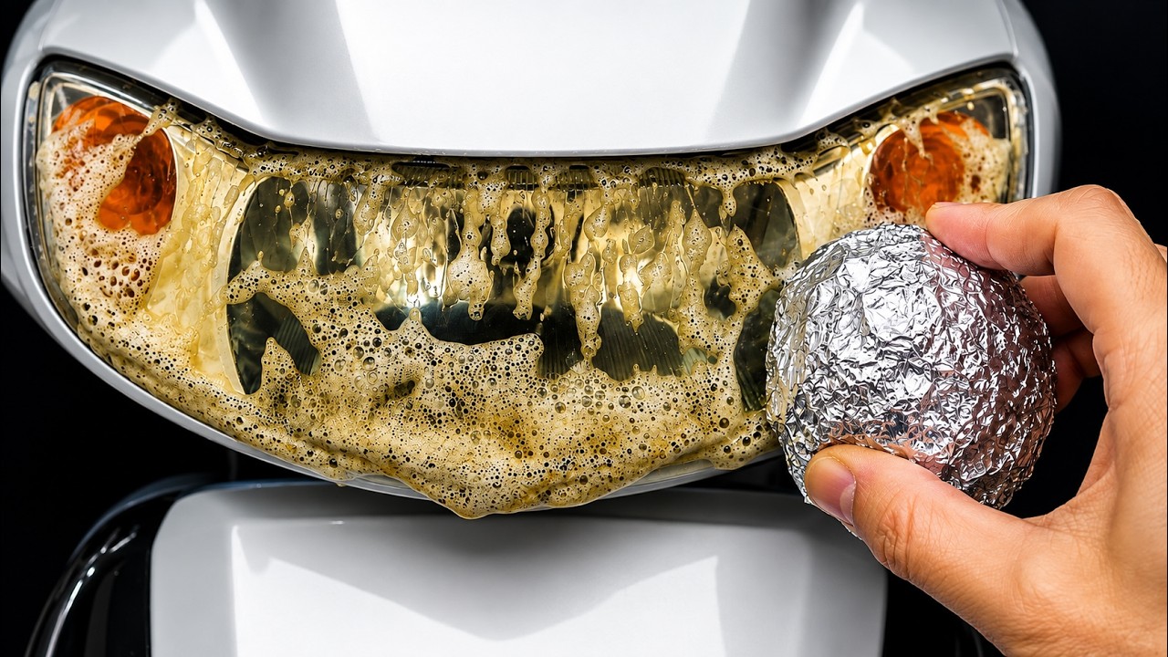 Doffe Koplampen? Hoe Een Rol Aluminiumfolie Ze Weer Kristalhelder Maakt