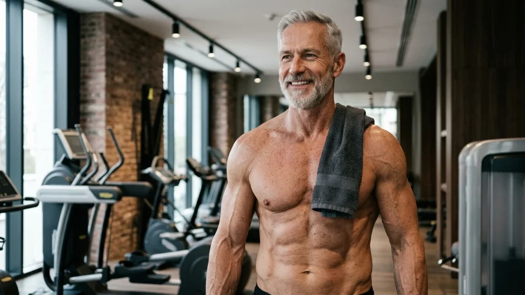 TV-persoonlijkheid Gordon toont zijn gespierde lichaam tijdens de Men's Health fotoshoot van 2026.