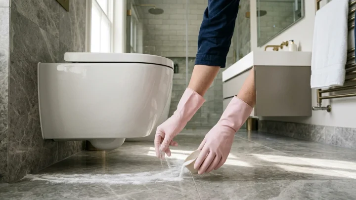 Baking soda in het toilet gooien: waar het voor dient en waarom experts het aanraden