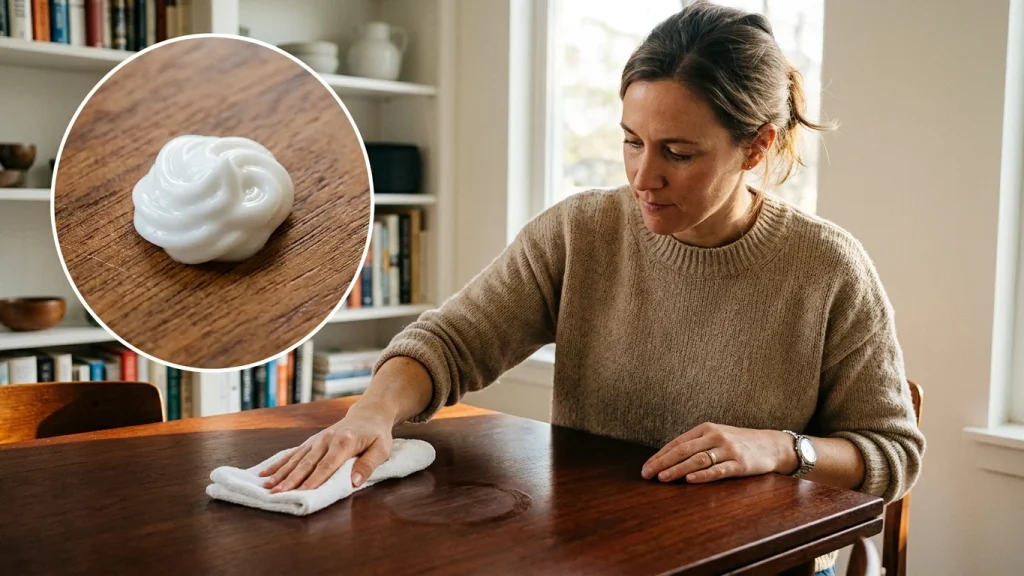 Stap voor stap schoonmaken met tandpasta