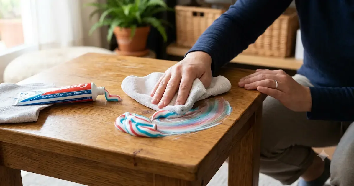Waarom je tandpasta op houten meubels zou moeten smeren