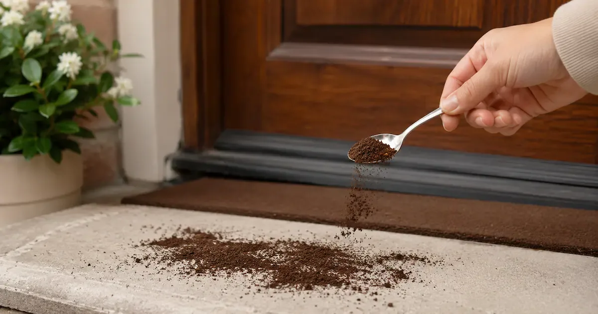 Waarom steeds meer mensen gemalen koffie bij hun voordeur strooien