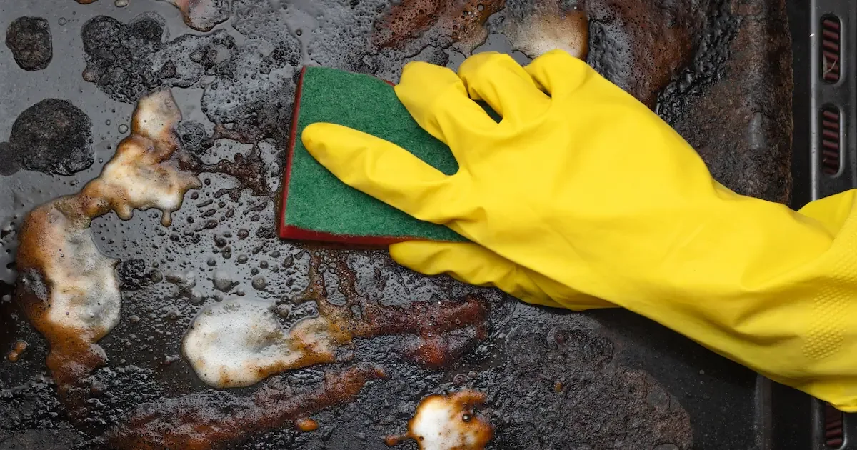 Zeg vaarwel tegen hardnekkig ovenvet met deze simpele citroentruc